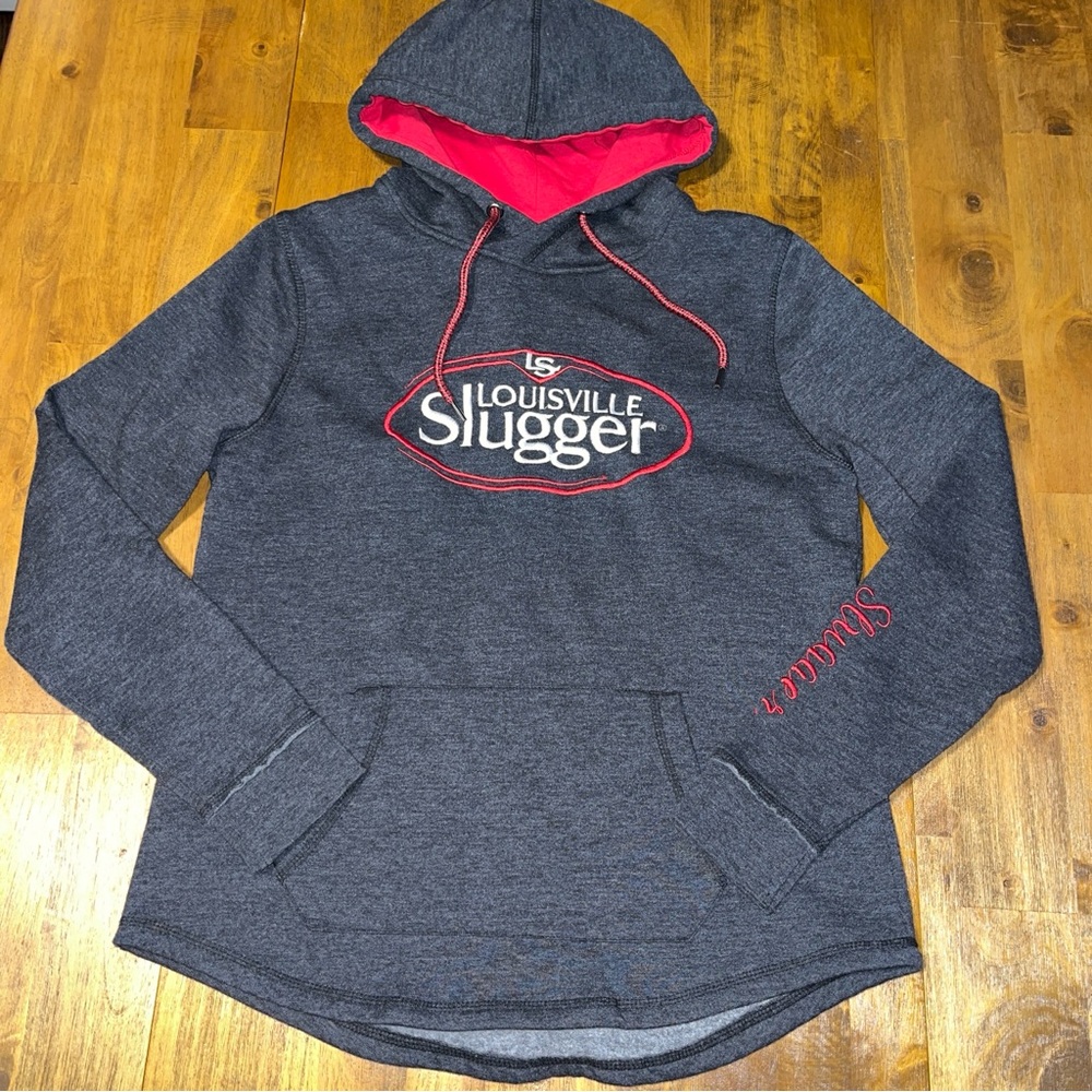 Colosseum youth Louisville Slugger hooded sweatshirt large